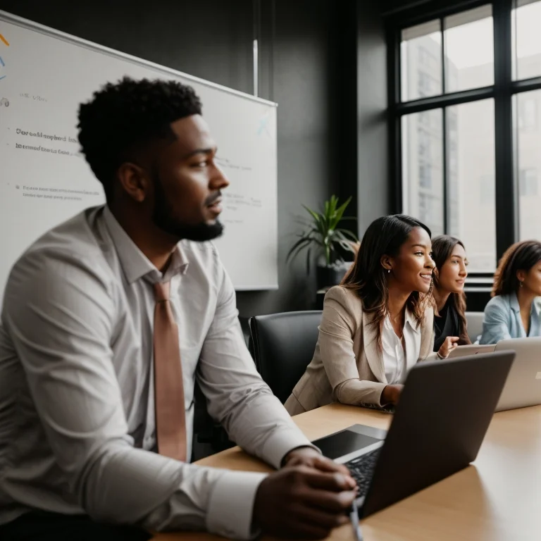 Teilnehmende arbeiten an Zielen